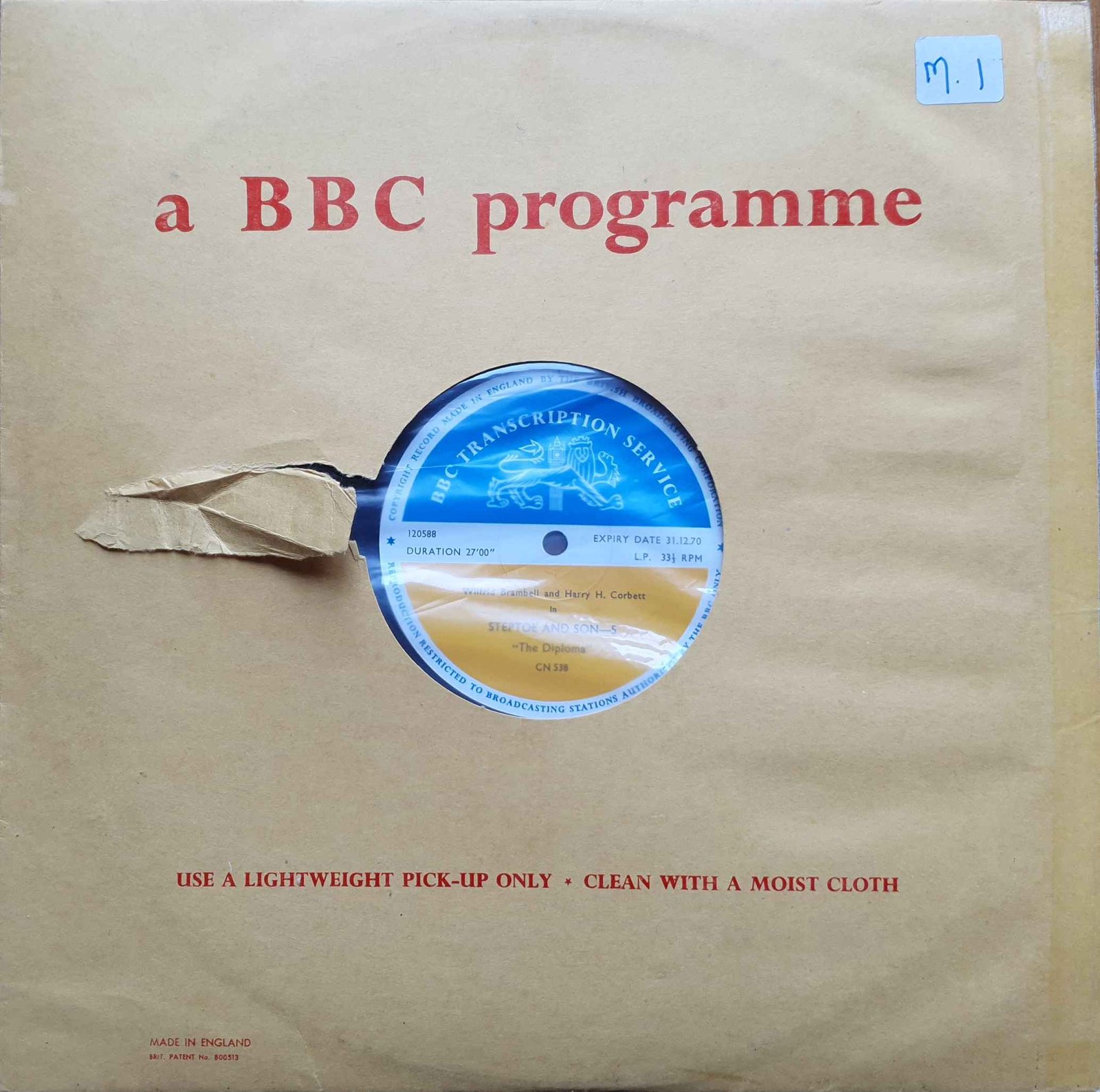 Picture of CN 538 3 Steptoe & Son - 5 & 6 by artist Wilfrid Bramble / Harry H. Corbett